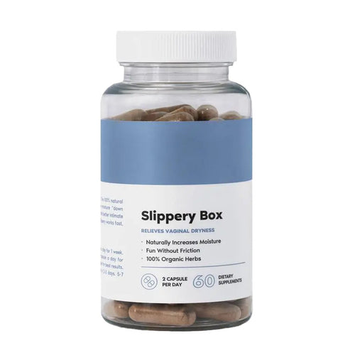 Slippery Box – Complément Naturel pour l’Hydratation Intime Féminine