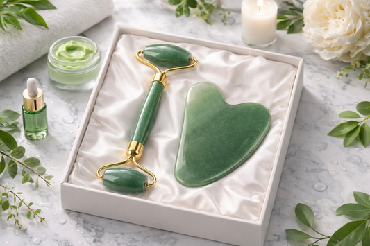 Jade Glow Sculpt™ – Gua Sha en Pierre de Jade Sculptant Visage