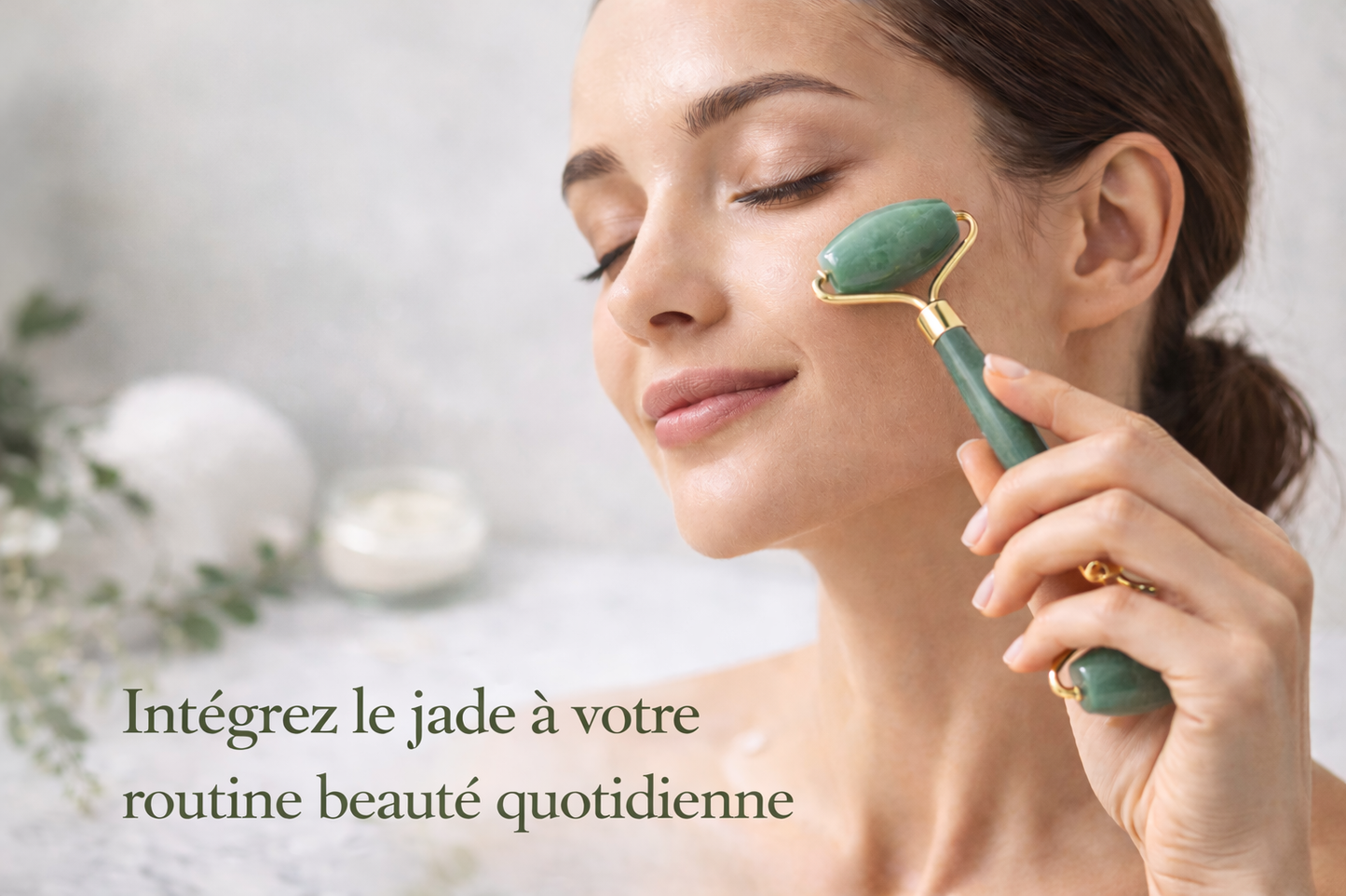 Jade Glow Sculpt™ – Gua Sha en Pierre de Jade Sculptant Visage